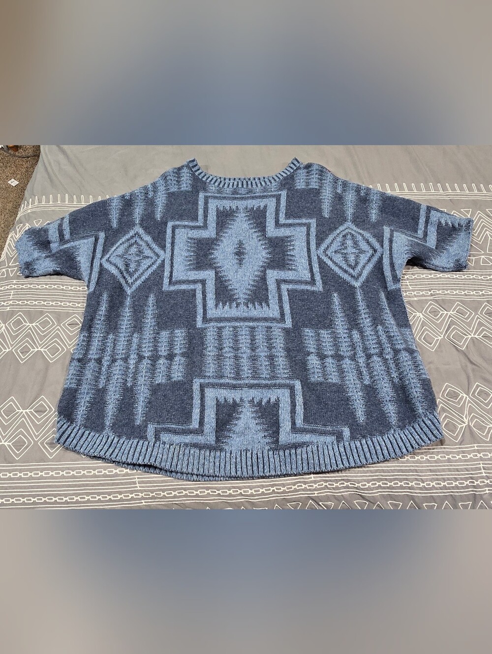 Pendleton Lambs Wool Aztec Pullover Sweater Size L/XL